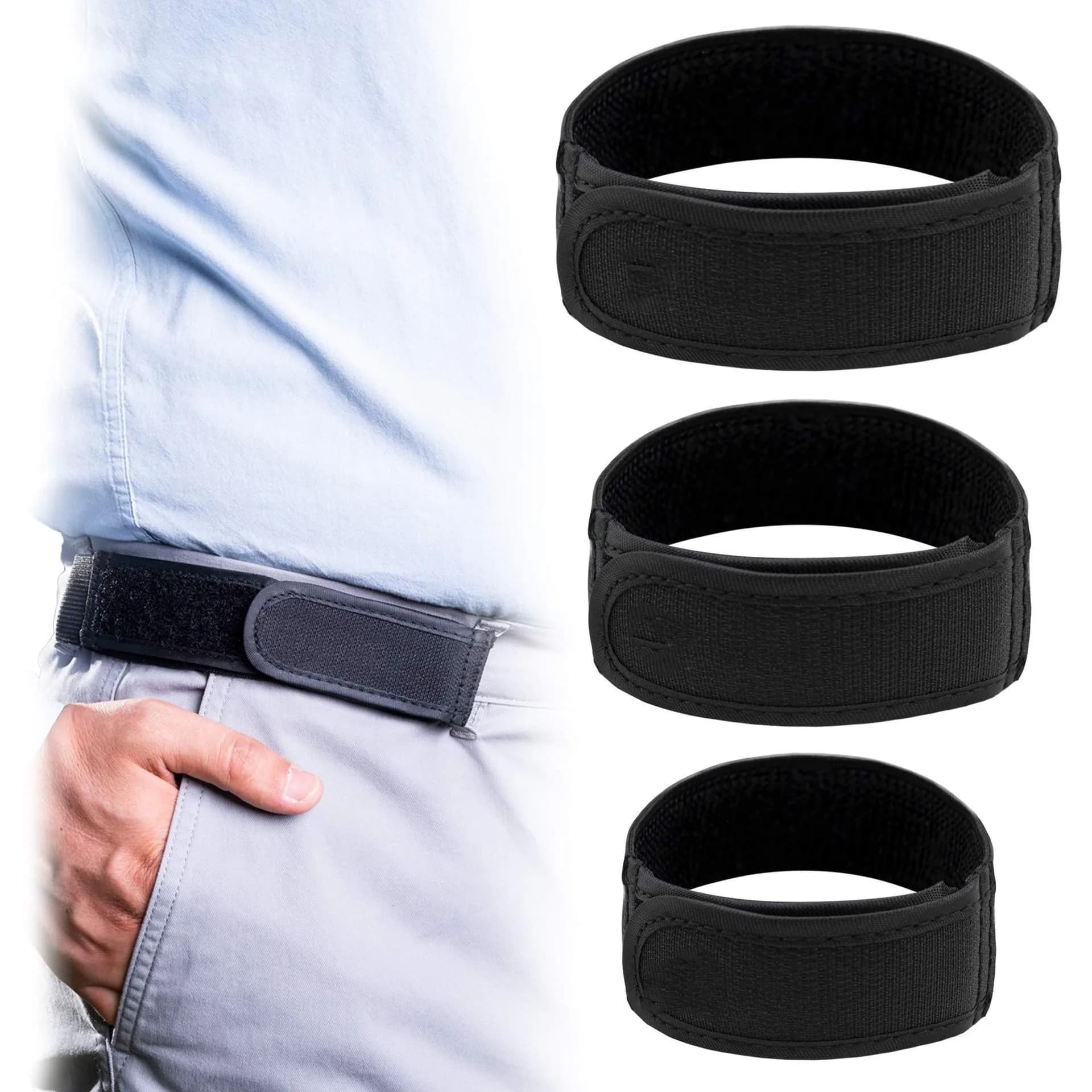 Cintura Elastica con Gancio e Anello per Esterni, Cinghia in Nylon a Sgancio Rapido, Fascia Regolabile per la Vita