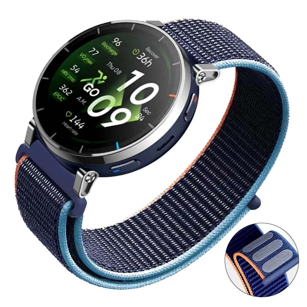 Cinturino in nylon da 22mm 20mm per Huami Amazfit Active 3/2/Max BALANCE 2 BIP 6/GTR/GTS 4, bracciale sportivo intrecciato traspirante