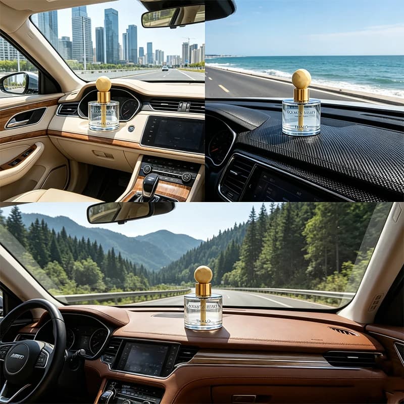 Deodorante per Auto, Diffusore di Aromi Sicuro e Salutare, Profumo per Auto, Deodorante per Interni Auto a Lunga Durata