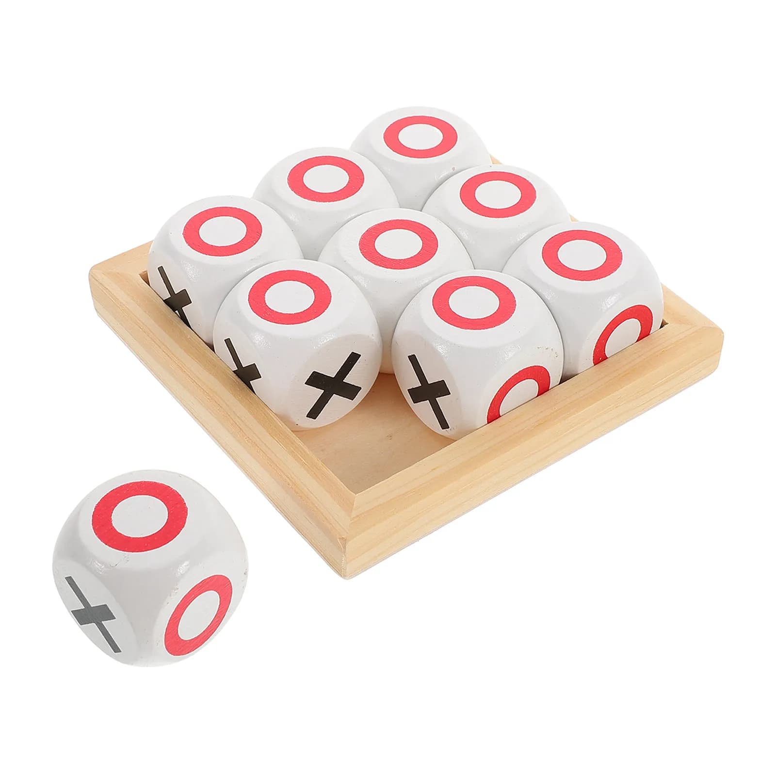Set di Scacchi in Legno Portatile per Bambini, Gioco da Tavolo Educativo per lo Sviluppo Strategico e Cerebrale, Apprendimento Prescolare