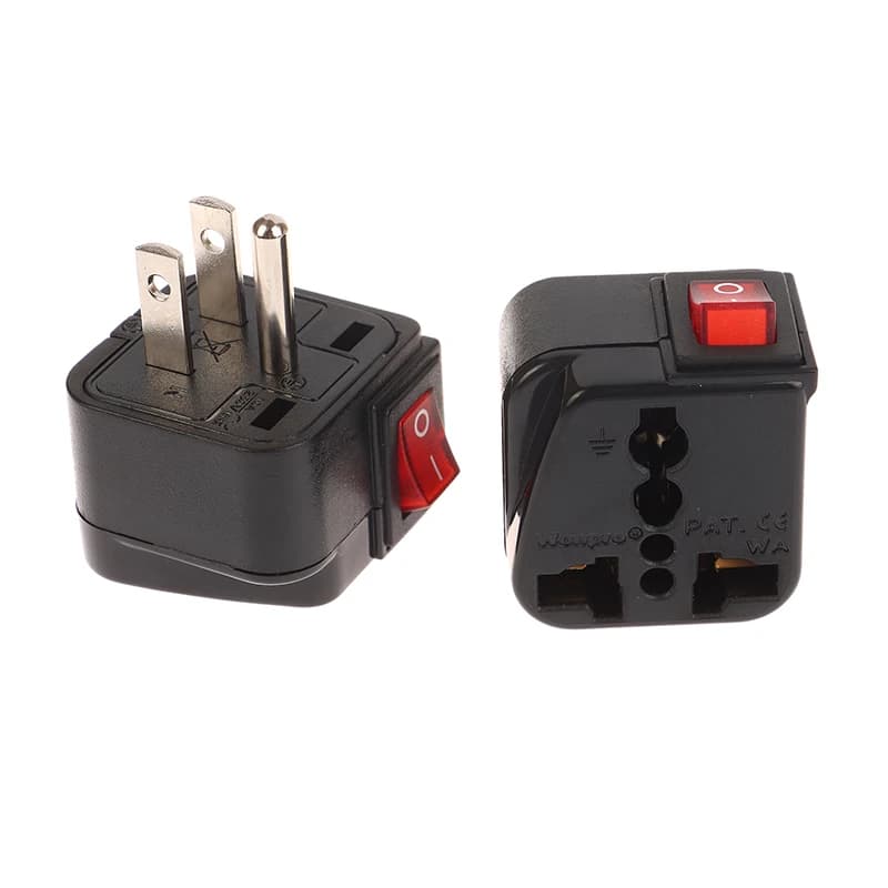 Presa di corrente 10A/13A 250V con interruttore on/off Adattatore universale per spina elettrica da viaggio americana americana europea UK EU AU