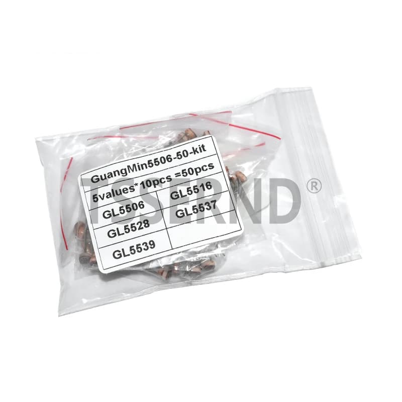 50 Pieces/Lotto Resistors Photosensitive LDR, Fotoresistori 5528 5506 5516 5537 5539 GL5528 for Arduino