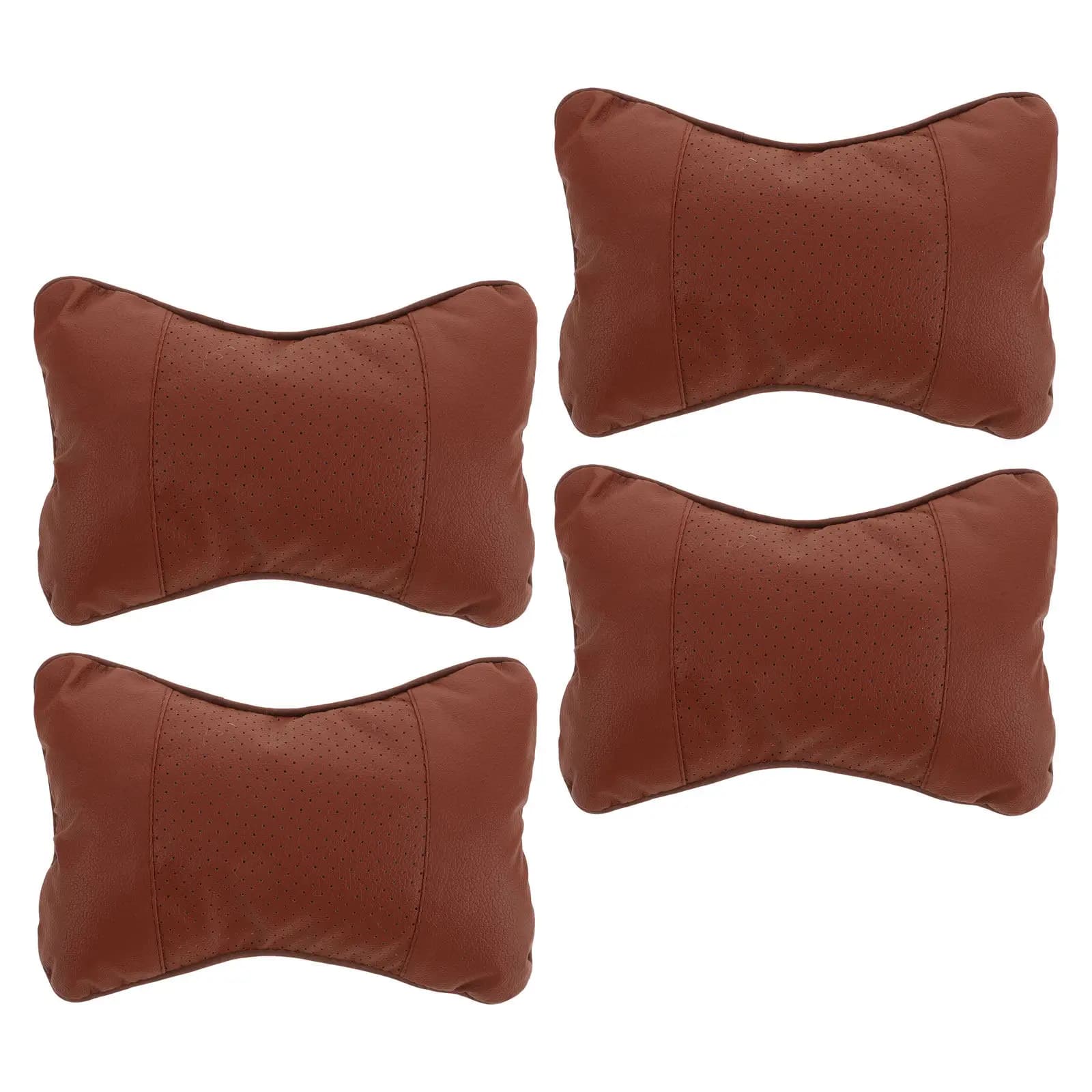 4Pcs Car Headrest Neck Pillow Breathable Soft Cushion Car Seat Neck Support for Driver Passenger Travel Rest Interior