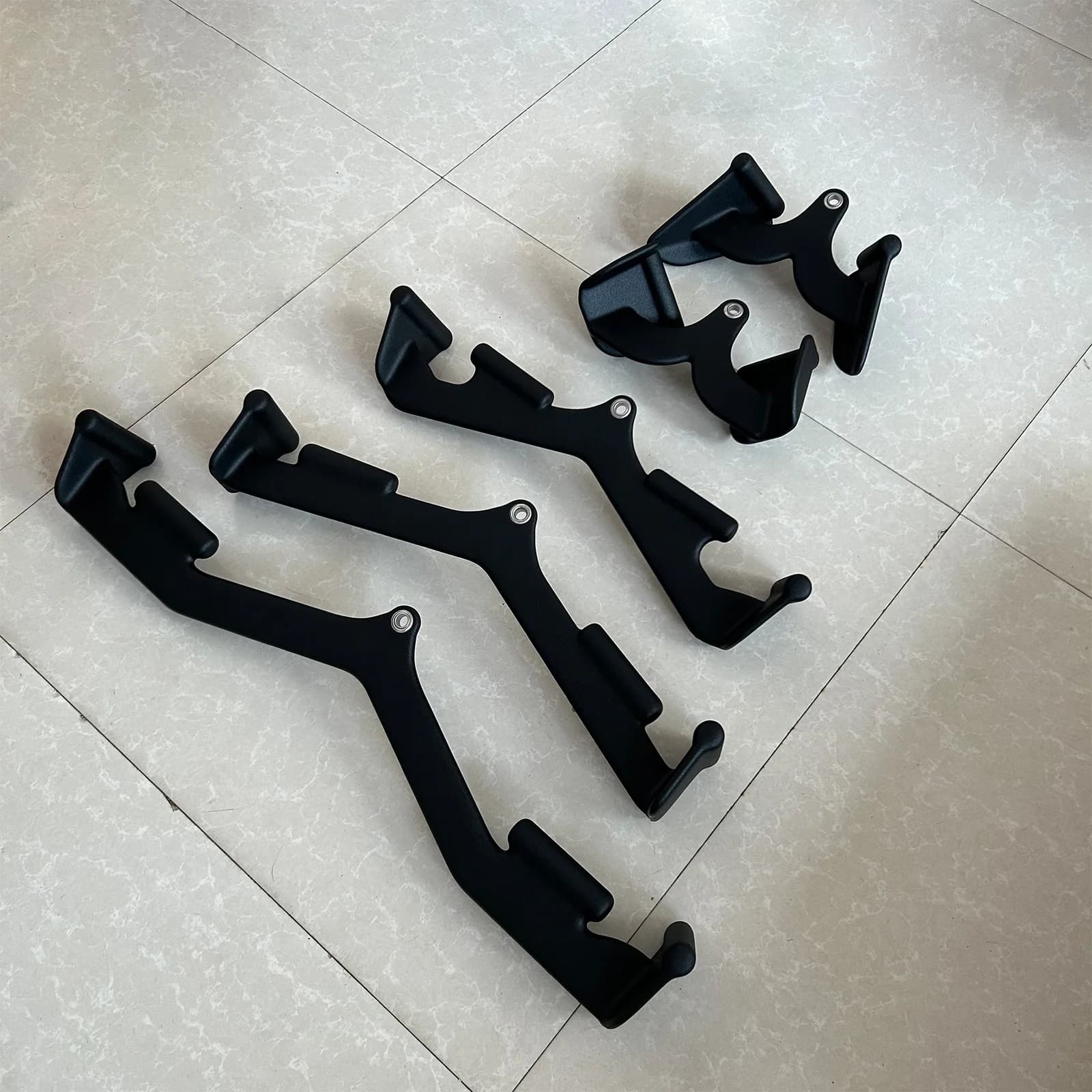LAT Tirare Imbottiture Maniglia Accessori Per Il Fitness A Remo T-bar V-Bar Puleggia Cavo Accessori Per La Macchina Per La Parte Posteriore Bicep Tricipiti 5 Pezzi