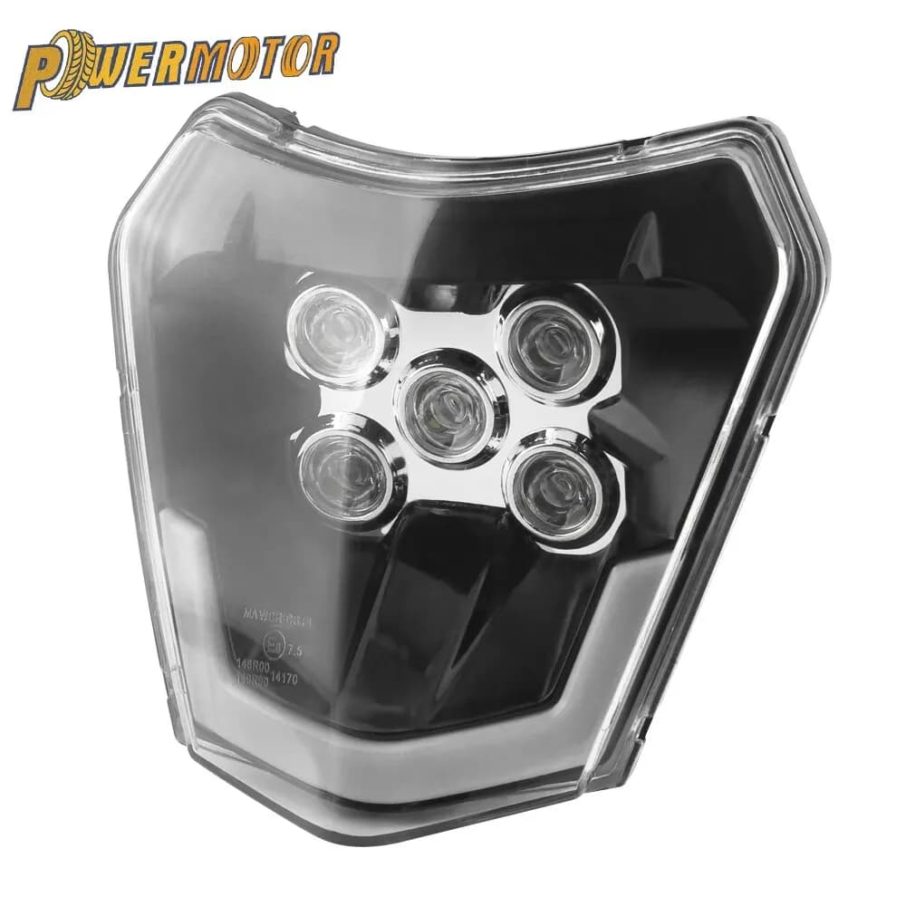 Per KTM Moto Faro A LED Piastra EXC 300 XC XCF XCW 150 250 350 450 Faro Dirt Bike Moto Enduro Motocross Accessori