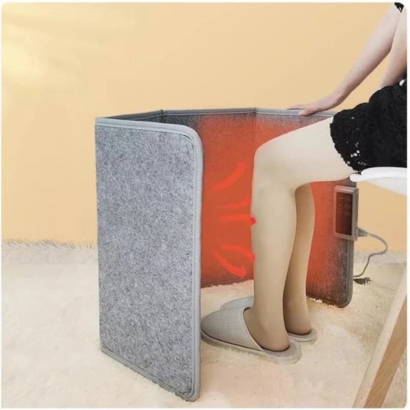 Riscaldatori spaziali portatili per ufficio e casa, scaldapiedi pieghevole sotto la scrivania per gambe e piedi Coperta riscaldata elettrica personale