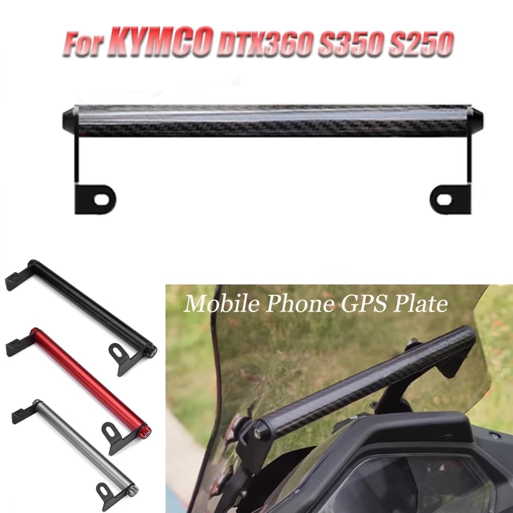Staffa per telefono cellulare con navigazione GPS per barra di espansione per parabrezza anteriore moto PER KYMCO DTX360 DTX 360