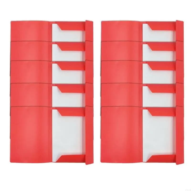 Cartella per file da 10 pezzi Cartella per documenti Cartella per Cartella postale con fascia elastica