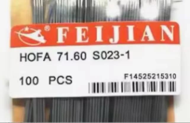 2000 Pcs Genuine Feijian Knitting Needle HOFA 71.60S023-1 For Sock Knitting Machine