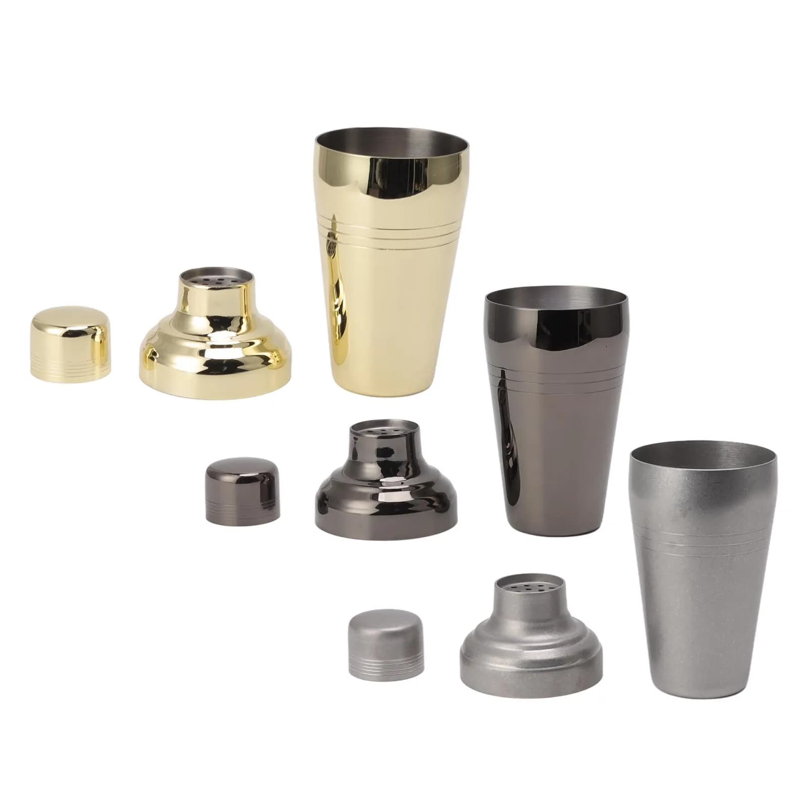 Shaker per Cocktail in Acciaio Inox 304, Mixer per Bevande da 510ml, Kit per Bar Domestico, Accessorio da Bar