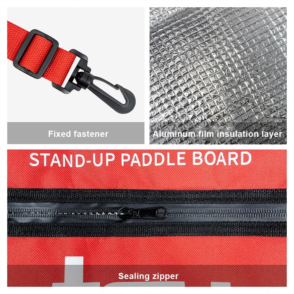 Paddle Board Storage Bag 600D Oxford Cloth Sealed Zipper Food Storage Bag Large Capacity SUP Board Cooler Bag Kayak Accessories