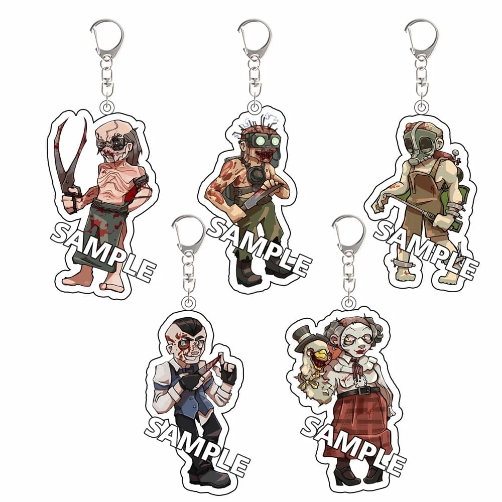 For Outlast Acrylic Key Chain Hunter Pusher Eddie Gooseberry Richard Game Peripheral Backpack Pendant Exquisite Festival Gift