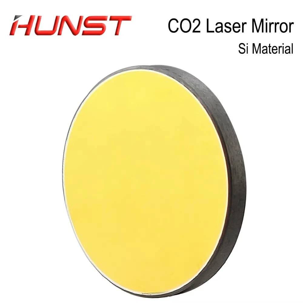 Specchi Riflettenti in Silicio per Incisori Laser CO2 HUNST, Lenti Riflettenti Placcate in Oro, Diametro [specificare il diametro]. 20 25 30mm