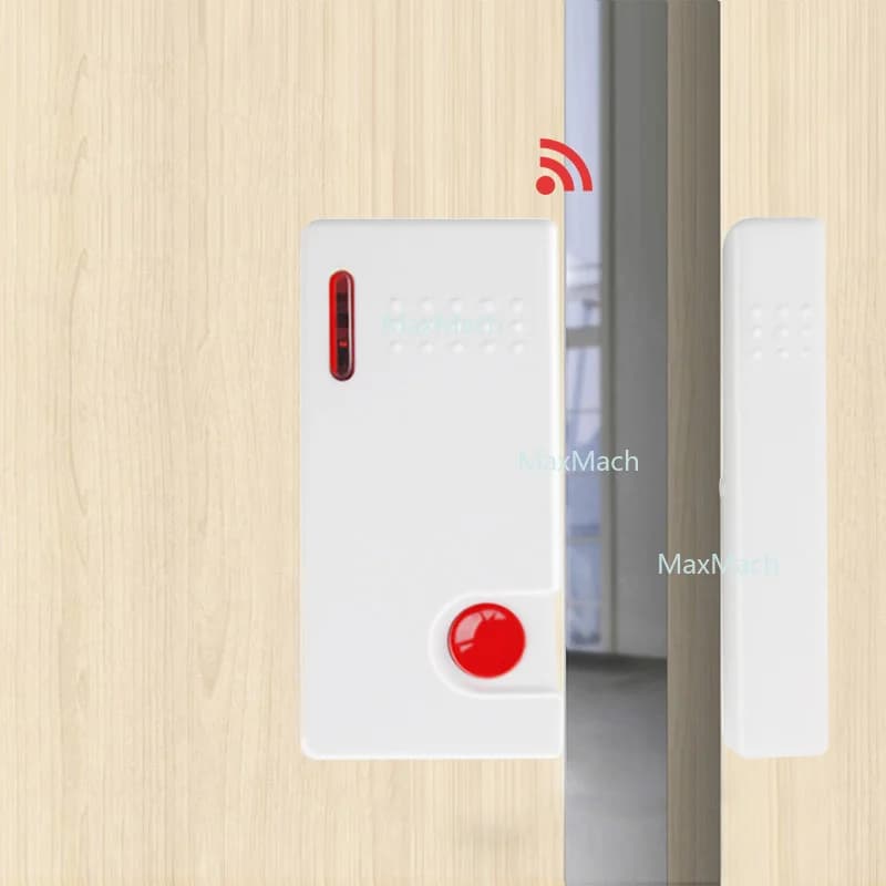 1/2/5pcs Finestra Interruttore Magentic Rilevatore di Contatto Senza Fili Sensore di Apertura Della Porta Sistema di Allarme 433 mhz Per Allarme di Messa A Fuoco ST-VGT ST-IIIB