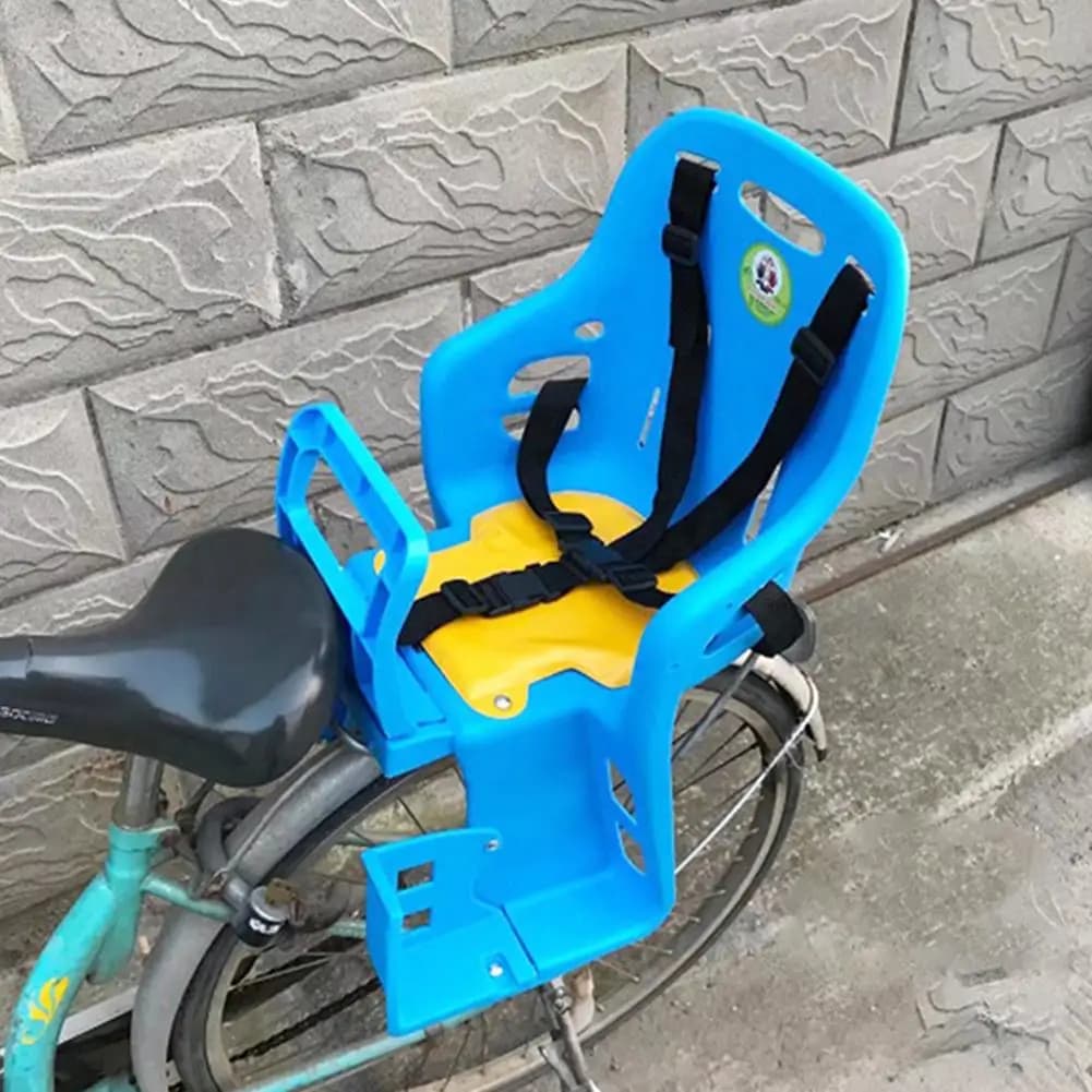 Seggiolino per bicicletta Seggiolino di sicurezza per bambini grande Seggiolino per bambini posteriore Comodo portabiciclette fisso Seggiolino per bicicletta per bambini Seggiolino per auto per bambini