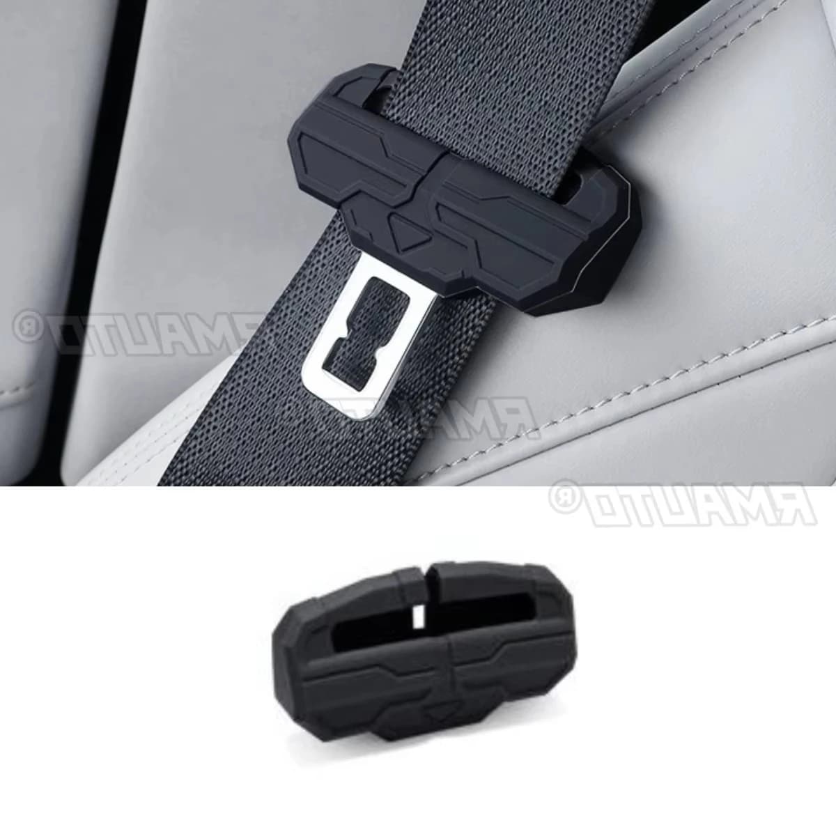 Per Xiaomi Su7 Copri cintura di sicurezza in silicone Clip di fissaggio per cintura di sicurezza per auto Decorazione anticollisione Accessorio per copertura protettiva in silicone
