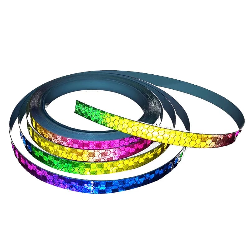 Reflective Bicycle Stickers, Fluorescent Tape for MTB, Bicycle Strips, MTB Cycling Tapes, for Bicycle Helmet, Moto, Scooter