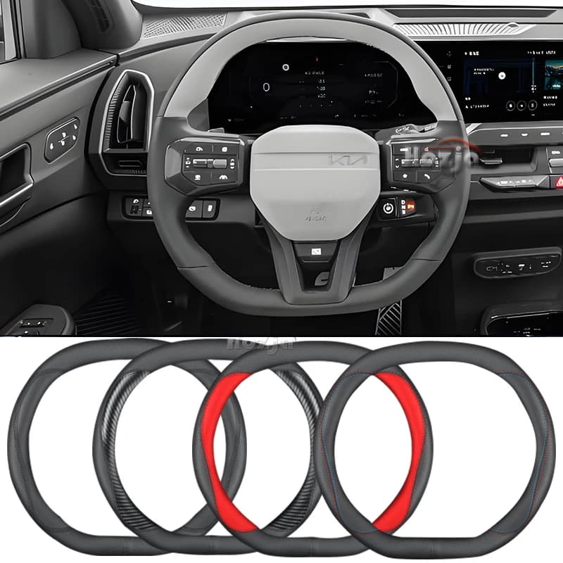 Coprivolante per auto in pelle per KIA K4 GT-line K4 2024 2023 2025 Accessori interni auto antiscivolo