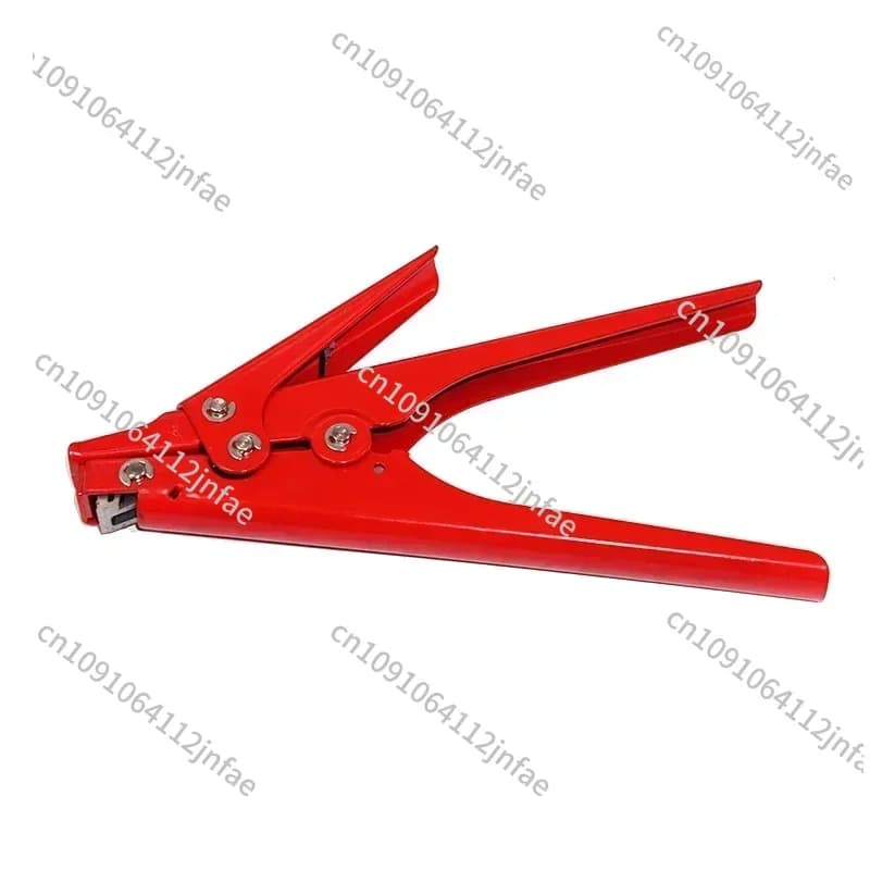 Fascette per cavi in nylon di plastica HS-519 con larghezza di 2,4-9 mm e morsetti metallici per tensionamento e serraggio automatico di utensili da taglio