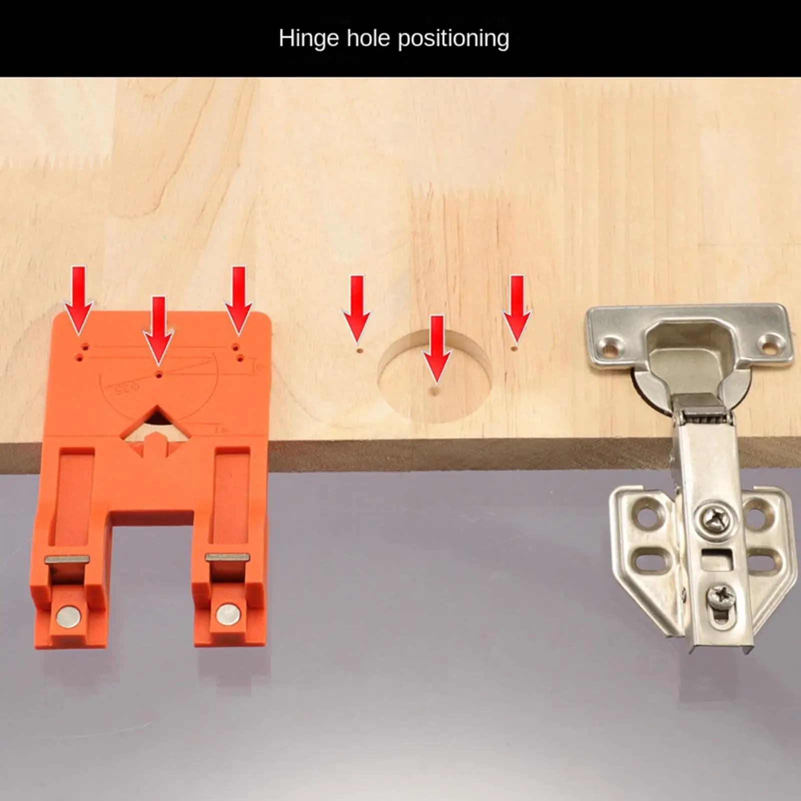 Utensile Magnetico per Allineamento Cerniere, Distanziatore per Installazione Cerniere per Carpenteria, Cucina, Mobili per la Casa, Librerie, Armadi e Guardaroba