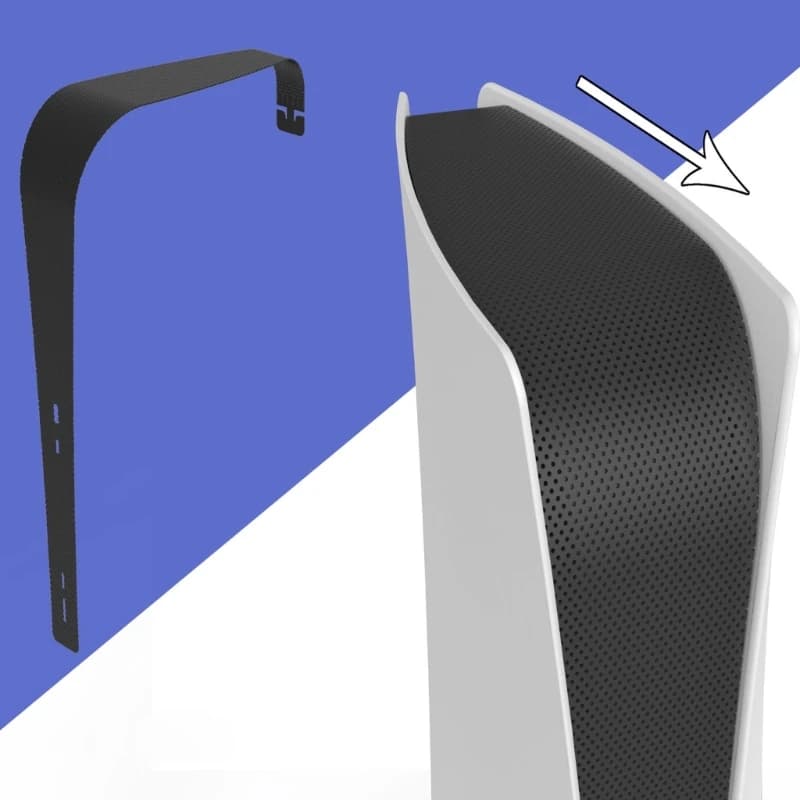 Rete protettiva in rete flessibile con copertura antipolvere per Console PS5 accessorio per Gamepad con striscia centrale antigraffio per Host della pelle antipolvere