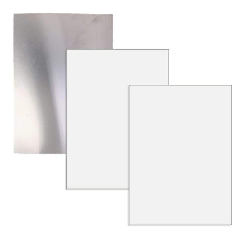 Piastra per cornice per poster da parete in metallo per foto in alluminio con piastra vuota per sublimazione da 3 pezzi per a