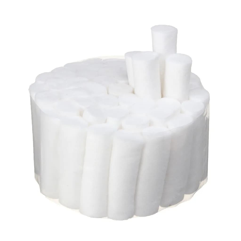 50 pcs / disposable cotton rolls clinical treatment dental absorbent medical supplies teeth whitening product