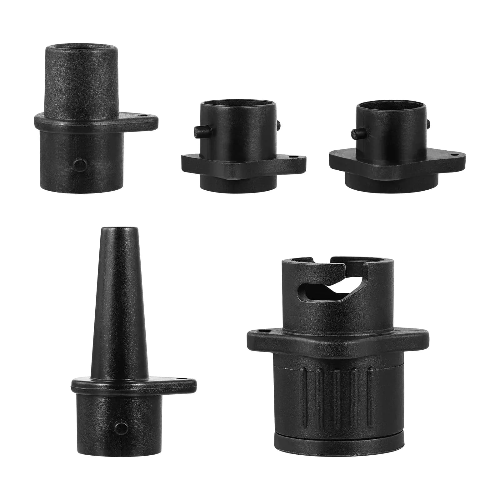 Set Adattatore Valvola Aria in Plastica ad Alta Durezza, Connettore Pompa Senza Perdite per Paddle Board, Kayak, Gommone, Materasso, Pompa ad Aria