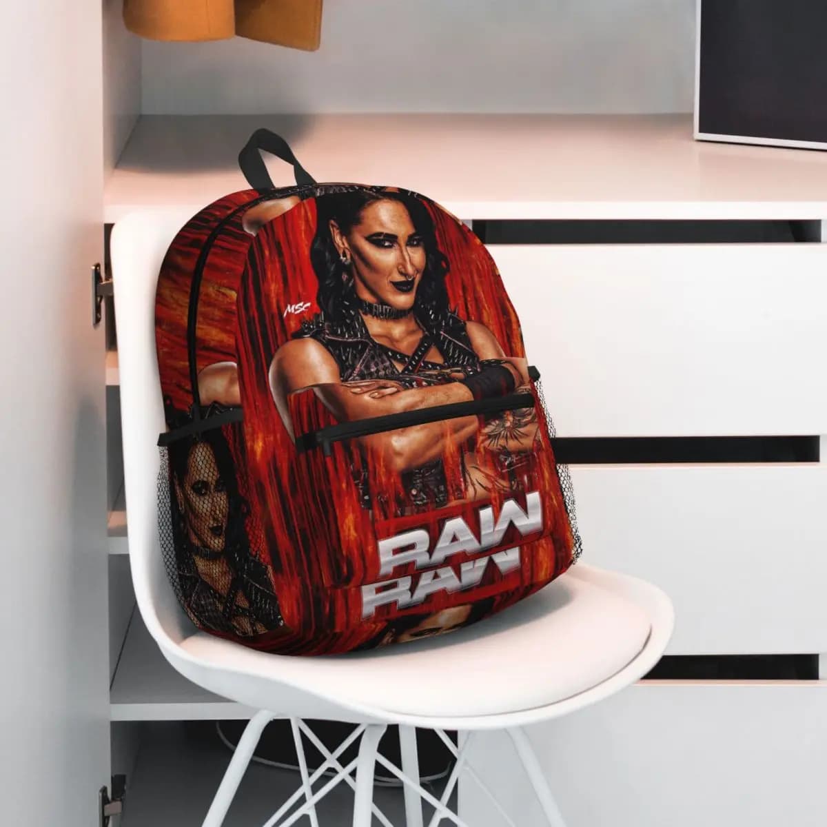 Rhea Ripley Zaino per studenti Borsa da scuola Zaino da viaggio per escursionismo per ragazzi e ragazze Borse a tracolla per libri alla moda