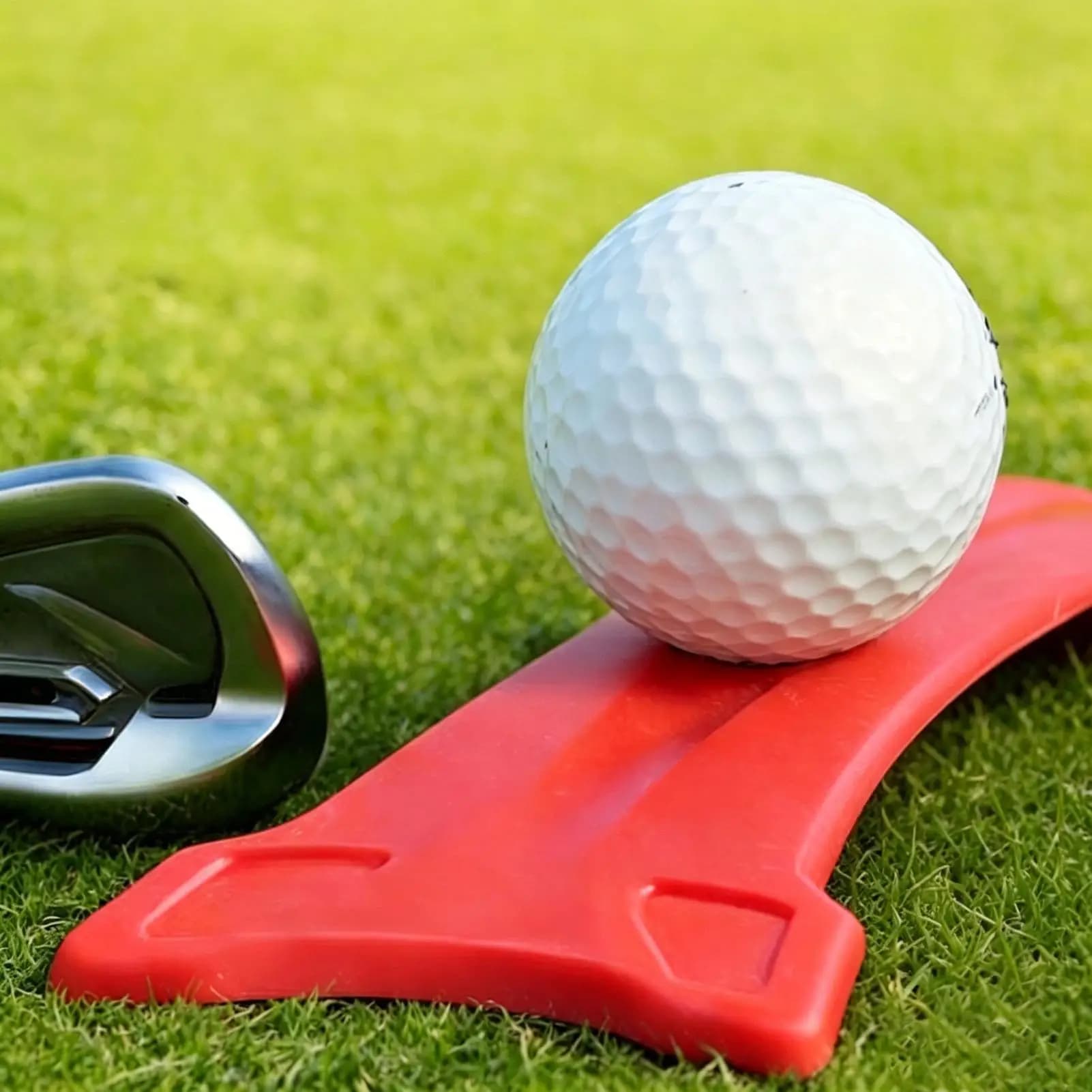 Golf Plastic Launch Pad Plastic ball holder adjusts swing practice angle for Indoor Outdoor Backyard lawn park open space