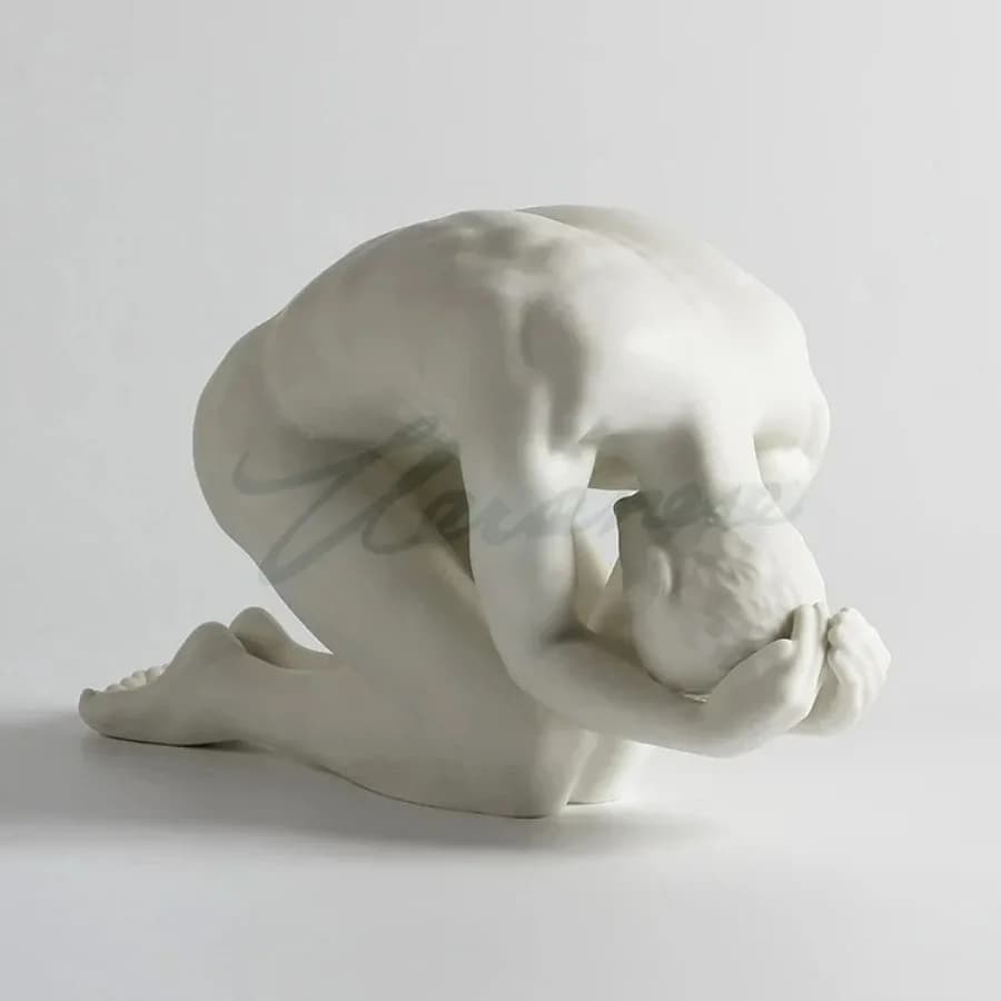 Arte moderna Nuda Maschio Nuda Body Art Scultura Statua Ceramica creativa Man nudo Figurine Decorazioni per la casa Regali di compleanno