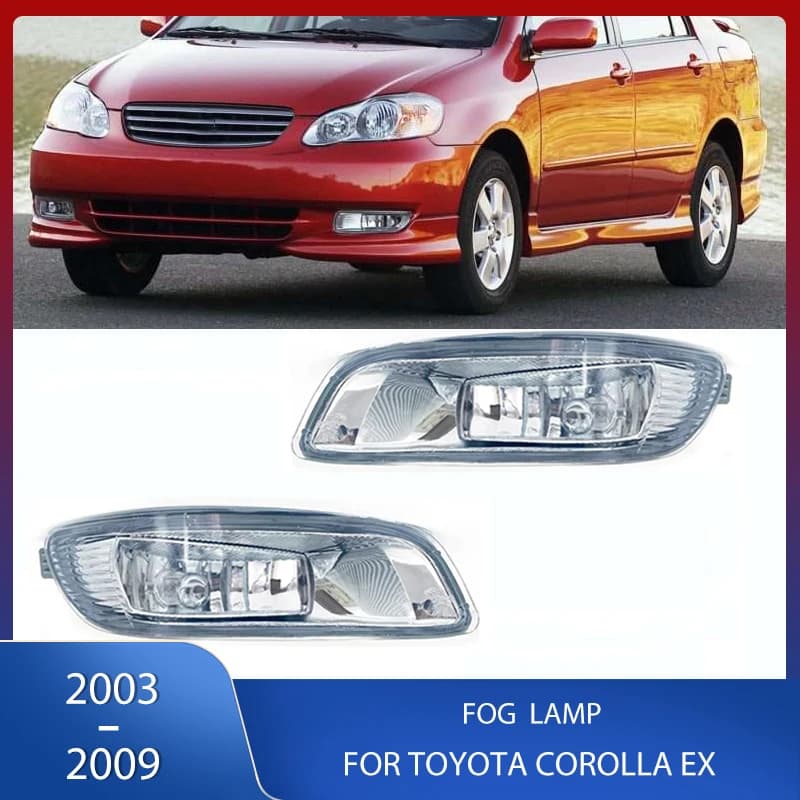 Auto Paraurti Anteriore Fendinebbia Gruppo Lampada Della Nebbia Senza Lampadina Per Toyota Corolla EX 2003 2004 2005 2006 2007-2009 8120002060 812102060