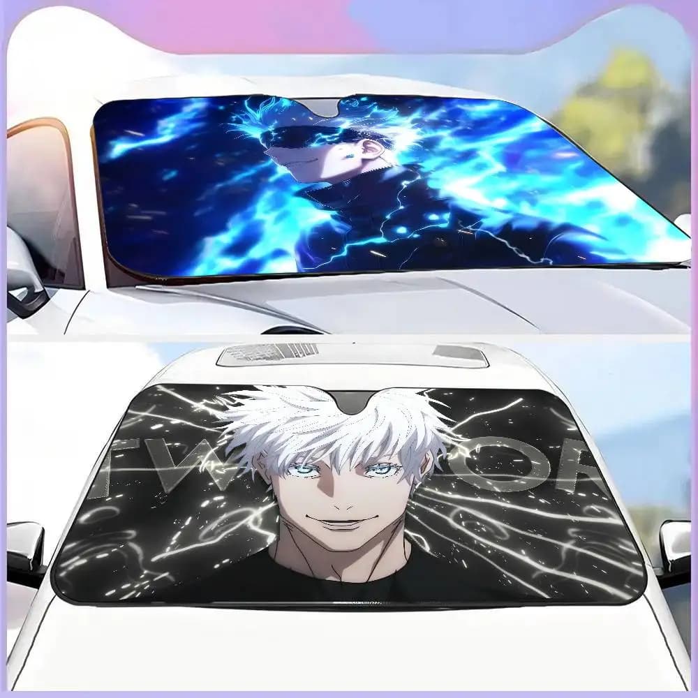 Parasole per Parabrezza Auto Jujutsu Kaisen Satoru Gojo, Copertura per Finestrino, Protezione Solare per Auto