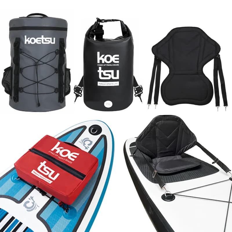 Sede per kayak imbottita SUP pagaie Sedile per tavola Borsa per tavola da surf Borsa per paddle Board Borsa di stoccaggio isolata Kayak Canoa Zattere Pesca