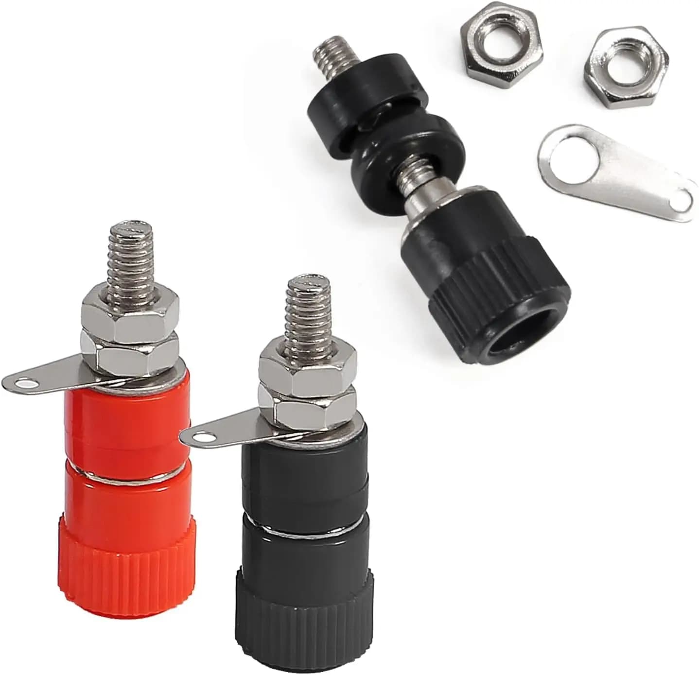 10/30 Pieces Terminals to Clamp for Cables, Connector to Banana from 4mm, 4mm Terminal socket for Arduino Amplifier