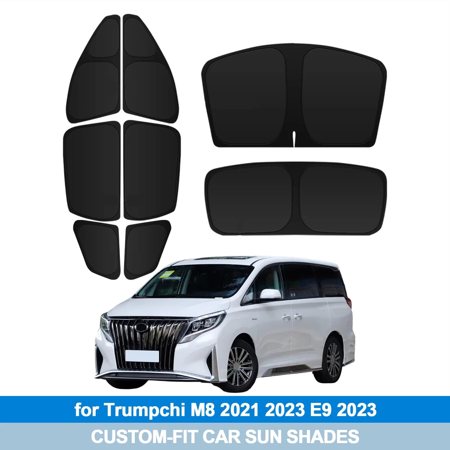 Per Trumpchi M8 2021 2023 E9 2023 Parabrezza Parasole Finestre Laterali Shades Copertura Visiera Parasole Scudo Protezione Privacy