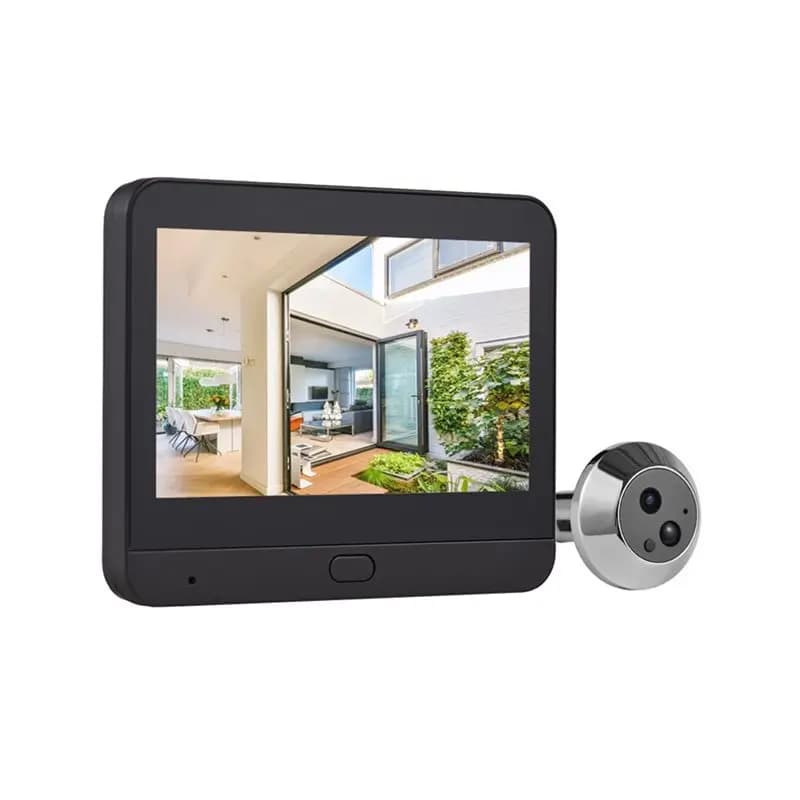 Videocitofono Wireless Intelligente A25P 2MP WiFi Tuya con Telecamera Spioncino e Rilevamento Movimento PIR per Sistema di Sicurezza Domestica
