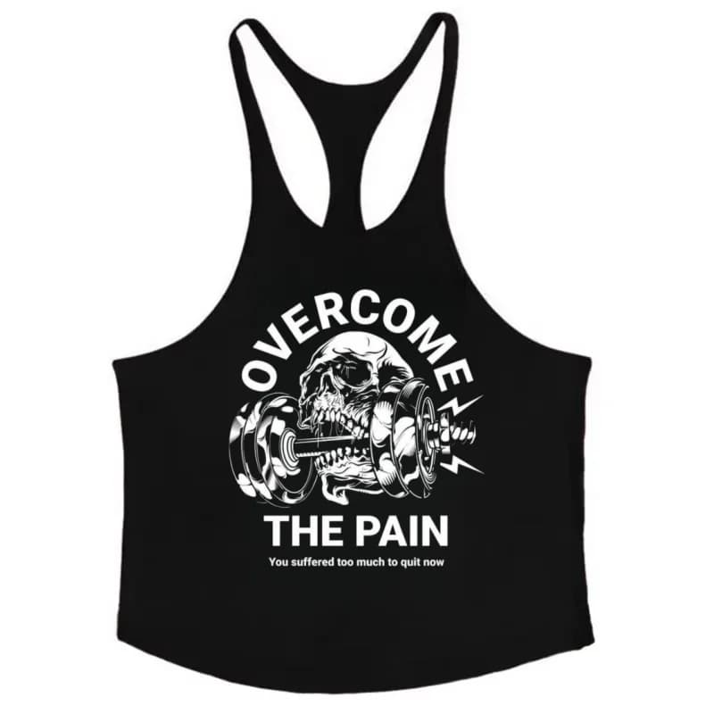 macho uomo Canotta fitness Canotta in cotone 100% Satan diavolo teschio Gotico Canottiere senza maniche ad asciugatura rapida da uomo Top per allenamento muscolare