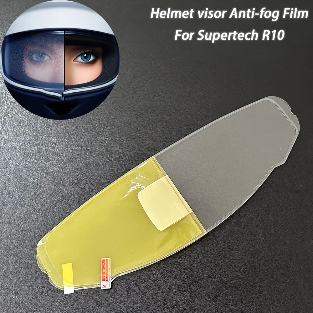 Motorcycle Helmet Visor Anti Fog Film Moto Helmet R10 Visor Helmets Lens Film for Alpinestars Supertech R10