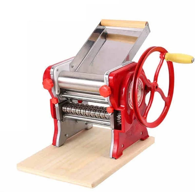 Macchina per pressa per gnocchi di pasta per noodle a manovella Sfogliatrice per pasta manuale commerciale portatile