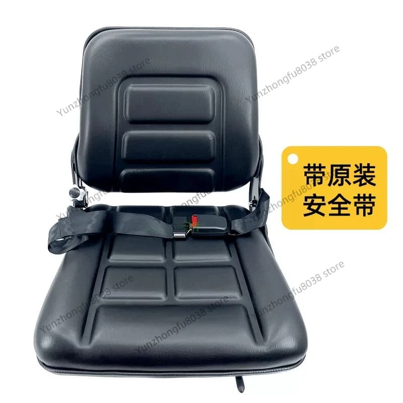 Sedile per Carrello Elevatore, Assemblaggio Completo, Sedile Ammortizzato per Carrello Elevatore, Cintura di Sicurezza Integrata