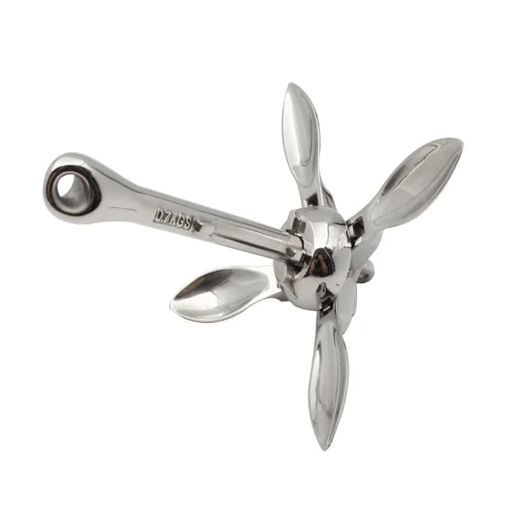 Ancoraggio pieghevole in acciaio inossidabile/Ancoraggi per barche/Ancoraggio per barche pieghevole con quattro toni Accessori marini ISURE 5 kg 10 kg 3,2 kg 1,5 kg