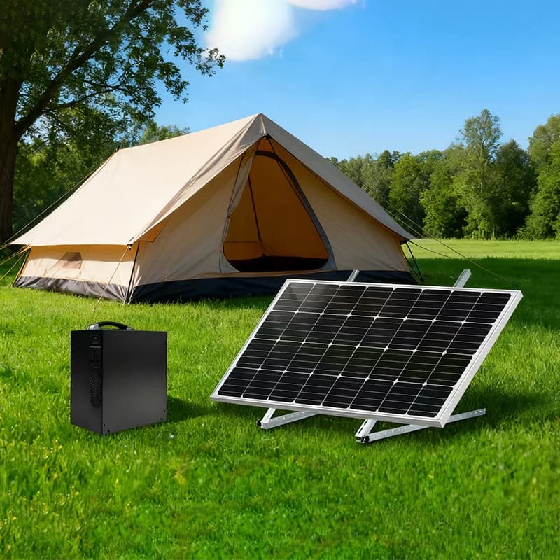 Mini banca portatile di energia solare da 1 kW per campeggio e viaggi