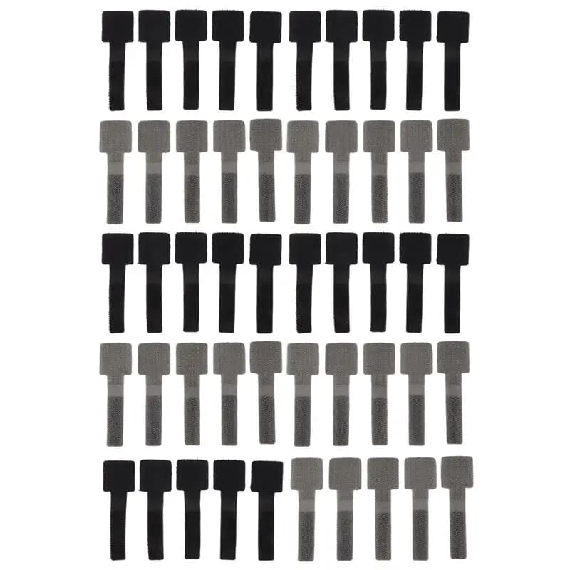 AC23-Reusable Cable Ties-50 Pack Heavy-Duty Self-Adhesive Hook & Loop Tape, Multi-Purpose Cord Organizer For Home, Office