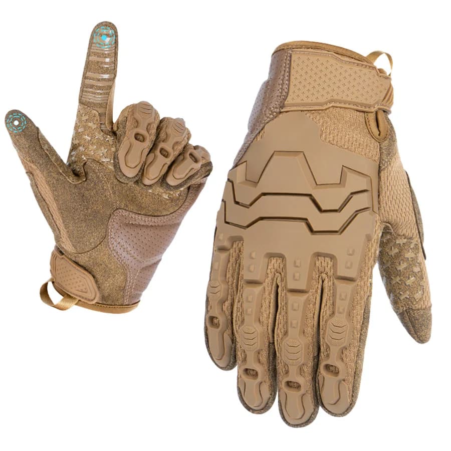 Guanti Tattici per Arrampicata, Ciclismo, Sport all'Aperto, Addestramento Militare, Antiscivolo e Resistenti all'Usura, Compatibili con Touch Screen