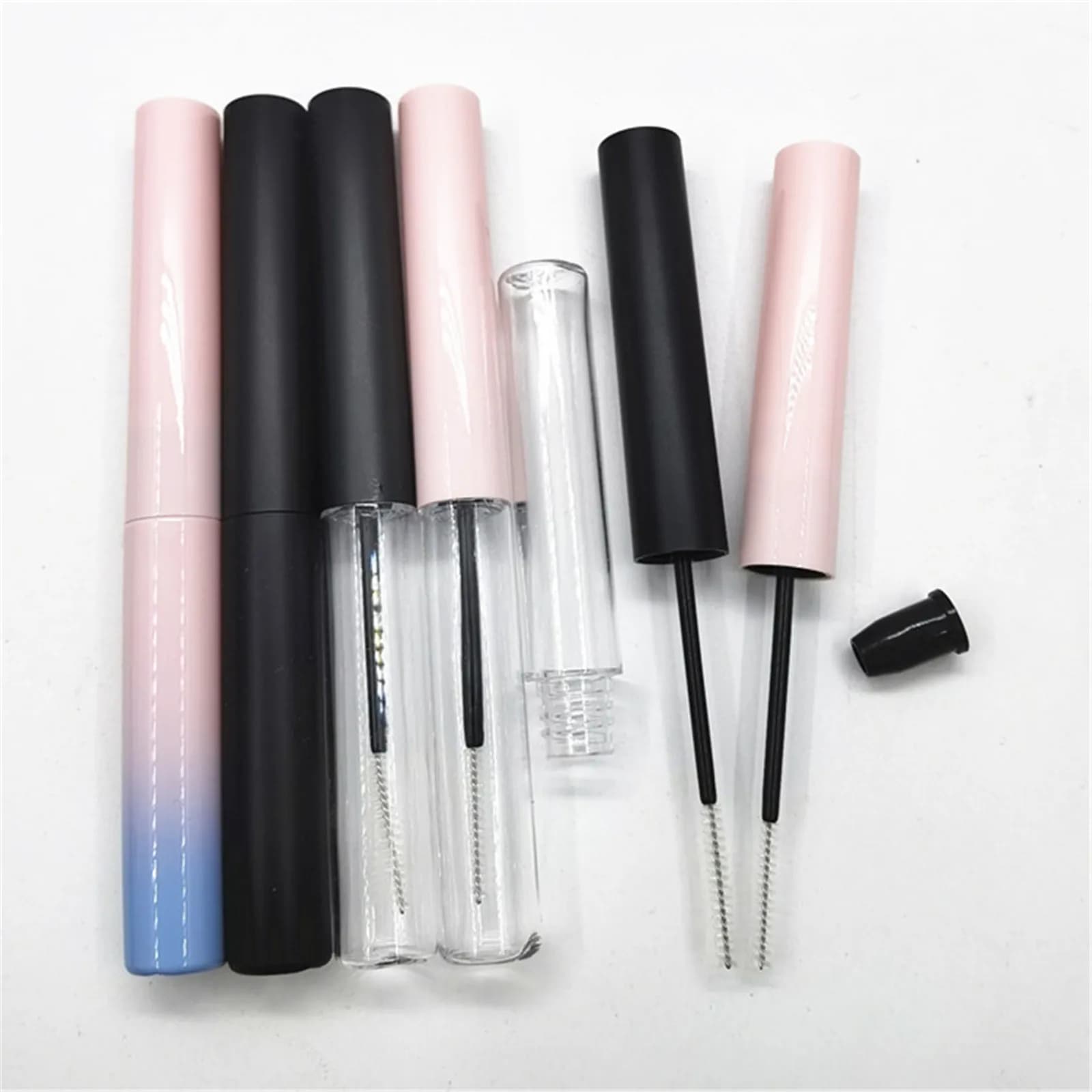 4ml Color Empty Mascara Tube with Canvas For Eyelash Container for Dome Eyelash Cream Bottle for Reusable Liquid Mascara Sub-Packing