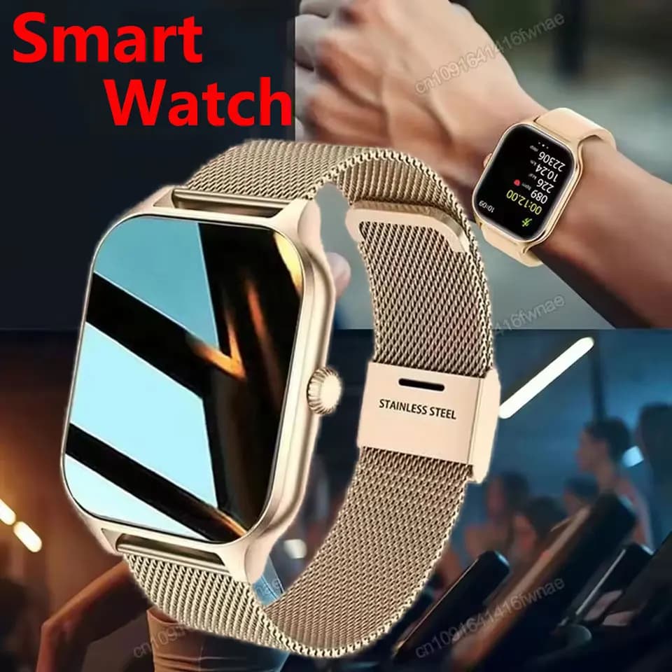 Smart Watch GTS Uomo Donna 1.77 Full Touch Screen Sport Fitness Orologio Bluetooth Chiamata Telefono Android Digital Multidial Smartwatch