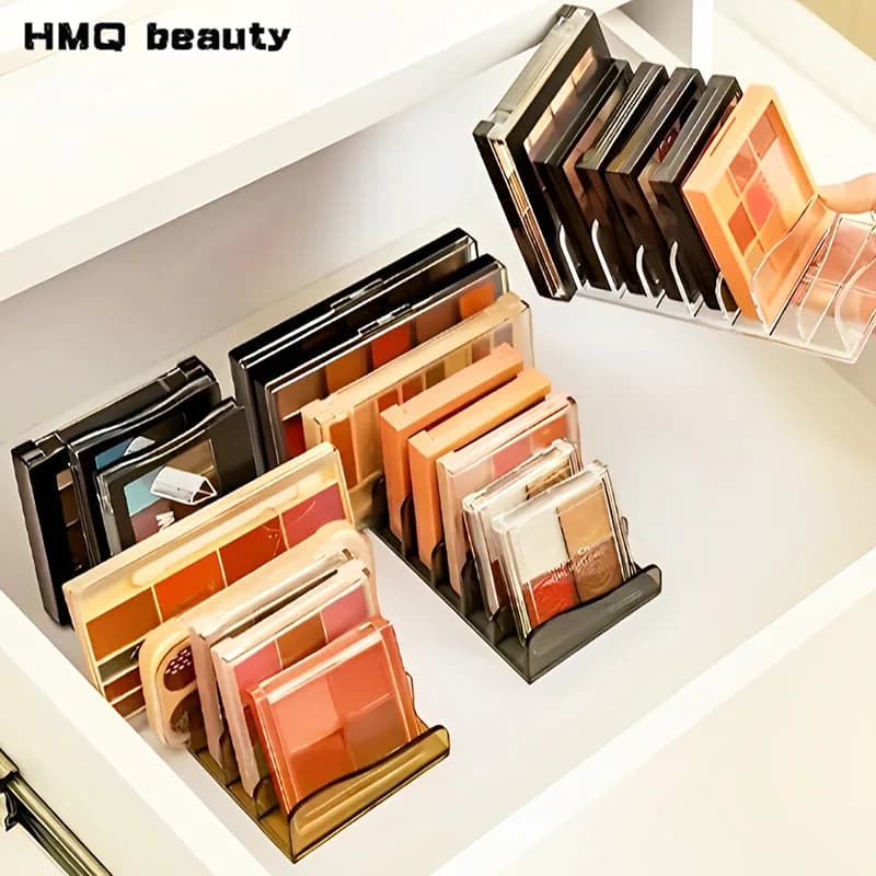 Storage tray for 8-wire umbrellas Organizer for transparent makeup Exhibitor for cosmetics Makeup tool Sunglasses shelf
