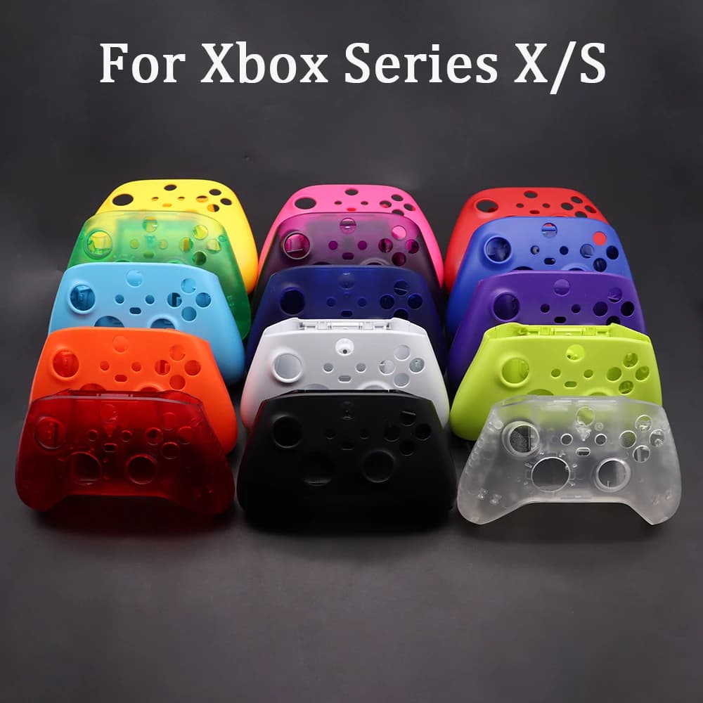 Guscio alloggiamento completo per Xbox Series X/S Copertura superiore inferiore della custodia Accessori di ricambio per controller gamepad Faceplant colorati fai-da-te