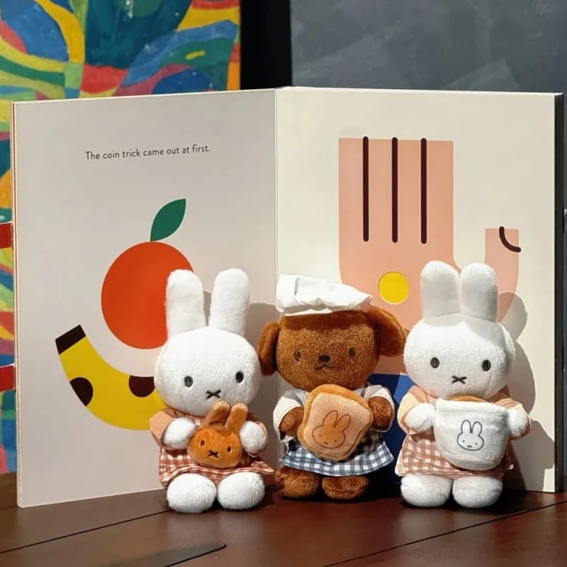 Miffy Original Bakery Series Blind Box Doll Cute Fashion Trendy Toy Anime Figurines Model Keychain Birthday Gift For Anime Fans
